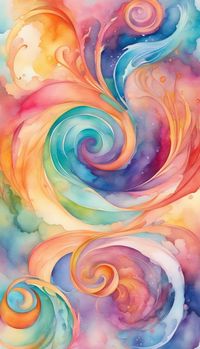 Watercolor Art Abstract Cute Aesthetic Background illustration, Phone wallpaper (iPhone, Android) - Click to download 80+ similar high-resolution images and ideas for free (personal and commercial license)!