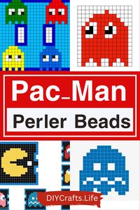 Dive into nostalgic gaming fun with these 16 easy Pac-Man-themed Perler bead patterns.