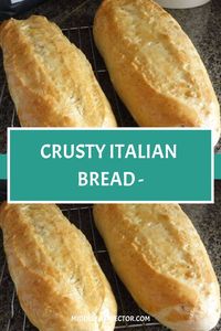 Crusty Italian Bread is an easy homemade bread recipe made with two main ingredients, flour and yeast. The rest is salt and water. It has the perfect crust, crunchy and slightly chewiness. And the inside is dreamy soft, and delightful! All you want in a loaf of crusty bread. Making a Crusty Italian Bread doesn’t