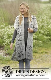 Winter Skies by DROPS Design. Free #crochet pattern