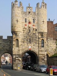 City Gate, York, England  Hopefully I get the study abroad to the University of York and next year so I can see this