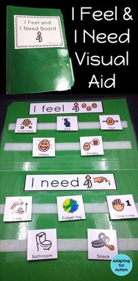 This visual choice board is a simple resource for your special education or inclusion classroom. Perfect for students with autism.