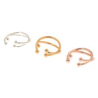 Mixed Metal Criss Cross Ear Cuff in Silver & Gold & Rose Gold, 3 Pack | Claire's • This pack includes 3 criss cross design ear cuffs in silver-tone, gold-tone & rose gold-tone.