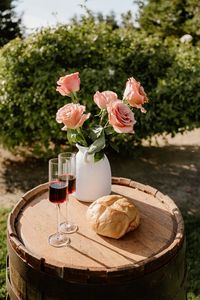 #communion #wedding #wine #bread #pinkflowers #ceremony #christain #jesus