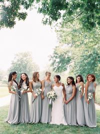 28 Reasons to Love the Mismatched Bridesmaids' Dress Look