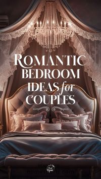 Transform your bedroom into a romantic haven with these enchanting ideas for couples. From soft, ambient lighting to cozy textures and elegant color schemes, discover how to create a space that radiates love and intimacy. Explore stunning decor, from plush bedding to whimsical accents, designed to enhance your shared moments and make every night feel special.