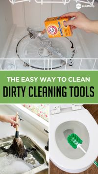 No matter what's on your spring cleaning to-do list, starting with clean tools will save you tons of time and effort! Learn how to clean all of your most important cleaning tools.