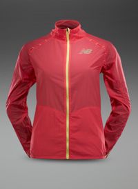 New Balance Womens WRJ4100 Boylston Jacket - Womens Running Clothing - Watermelon