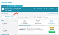 How to find cheap flights by using Skyscanner "Get Price Alerts"