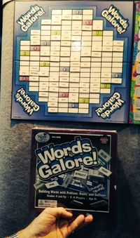 In this well-designed word-building game,players expand their vocabulary by combining prefixes, root words, and suffixes to form words horizontally and vertically. There are several levels of play, too! You may order it  from your local teacher store at http://www.edmarketdealer.com/search/local/  or get them directly from http://www.wiebe-carlson.com/store/p5/Words_Galore.html  See the 10 Best-in-Show products here: https://www.pinterest.com/elaseminars/top-2015-education-products/