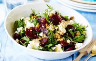 Easy beetroot, rocket and walnut summer salad recipe Recipe | Better Homes and Gardens