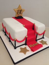 'Hollywood' Red Carpet cake