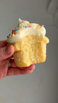 These homemade funfetti cupcakes are fluffy, moist, and packed full of sprinkles. Top this funfetti cupcake recipe with vanilla frosting for a sweet treat!  1/2 cup butter, room temperature  1/2 cup oil  1 1/2 cups sugar  4 eggs, room temperature  2 tablespoons vanilla extract  3 cups cake flour  1 teaspoon salt  2 1/2 teaspoons baking powder  1 1/3 cups buttermilk  1/3 cup rainbow sprinkles  For The Frosting  1 cup unsalted butter, room temperature  1.5 pounds powdered sugar  1 tablespoon vanilla extract  1/2 teaspoon salt  4 tablespoons whole milk