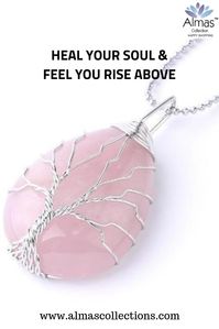 ONLY $14.99 + FREE SHIPPING  Tree of life jewellery pendant necklace. Made by hand from Real Reiki Healing Stones. Click here for more info! #reiki Healing #Gem Stone #minimalist jewellery