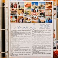 journaling or capturing our lives at a glance in an easy way.