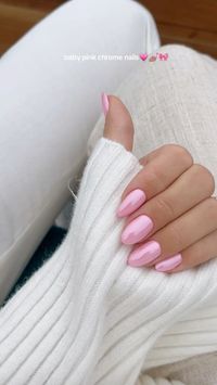 pink chrome nails