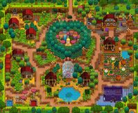 My year 7 farm (before 1.6)! Now I’m trying to decorate Meadowsland farm and struggling lol by wetthing