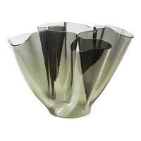 Pietro Chiesa for Fontana Arte"Cartoccio" Sculpture Glass Handkerchief Vase | Chairish