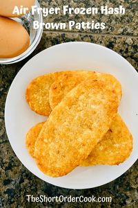 Air Fryer Frozen Hash Brown Patties - The Short Order Cook