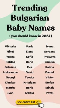 Discover these strong Bulgarian names that carry the weight of centuries. Your child will stand tall with a name that honors their Slavic roots!  #BabyNames  #BulgarianNames