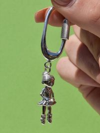 We designed and manufactured this keyring at Mylee London so it is completely unique to us so you won’ t be able to buy them from anyone other than us. Each keyring is marked with a 925 stamp to show it is genuine Sterling Silver. The keyring attachment is also made from 925 sterling silver.