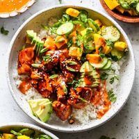 Salmon Sushi Bowls - Dishing Out Health