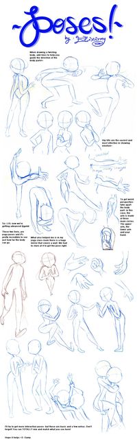 Poses à dessiner ☺