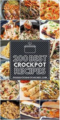 200 Best Crockpot Recipes #crockpot #dinner #recipes #slowcooker #easyrecipes #easydinner