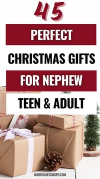 Explore these 45 fantastic Christmas gift ideas for nephews that will solidify your status as the coolest aunt or uncle this holiday season. Our carefully curated holiday gift guide with 45 amazing Christmas gifts for nephews has something for every personality and age group whether you're looking for Christmas gifts for teen boys or adults. Click to see the gift guide with 45 cool Xmas gifts for nephews.