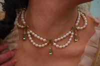 Reproduction Georgian Pearl Festoon Necklace by SignoftheGrayHorse