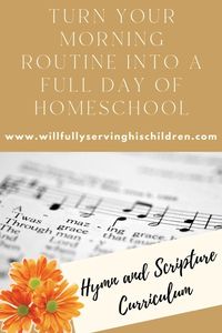 This is a full homeschol curriculum based on hymns and Scripture. #bibleactivitiesforkids #bibleforkids #hymnstudy #hymnsforkids #scriptureforkids #charlottemasonhomeschool #charlottemason