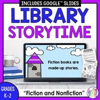 Fiction and Nonfiction Genres - Library Storytime Lesson - Library Skills