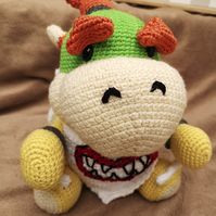 Figura Bowser Jr Amigurumi