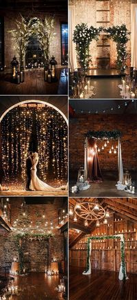 18 Whimsical Winter Wedding Arches and Backdrops - Oh Best Day Ever