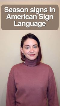 Learn how to sign vocabulary related to the seasons in this ASL video. You will learn how to sign: spring, summer, winter, fall, temperature, and weather in American Sign Language.