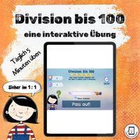 5 Minuten und 5 Leben - wie viele Punkte schaffst du?
Üben der Einsdurcheins-Aufgaben mit Spielcharakter am Tablet oder PC
Die Aufgaben erscheinen nach dem Zufallsprinzip.
Hinterlegt sind die Dreier- bis Neunerreihe, Aufgaben mit 1 und 10 sind für Kinder meist leicht zu rechnen und fehlen daher in diesem Spiel.
Sollte ein Kind eine Aufgabe nicht lösen können, kann es durch einen Klick auf „Neue Aufgabe" eine neue Aufgabe generieren lassen und auf diese Weise verhindern, einen Stern (Leben) zu verlieren.