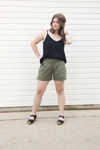 Emerson Cropped Pants and Shorts Sewing Pattern.