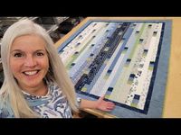 DONNA'S FREE "JELLY ROLL RACE" QUILT!! - YouTube