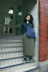 New in, cargo skirt. Made from BCI cotton in the heart of Manchester by workers paid above the real living wage.