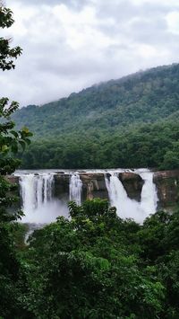 Athirapilly Falls is Kerala's largest waterfall, standing at 80 feet tall and located on the Chalakudy River in the Thrissur district. It's known for its power and force, and some call it "The Niagara of South India". The falls are especially impressive during the rainy season when the water gushes down in full force.