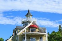 Enjoy captivating views of the Penobscot Bay from your own private deck at our Searsport Maine bed and breakfast.  #captainnickelsinn #explore #romanticgetaways #mainecoast #penobscotbay #wanderlust #uniquelodging