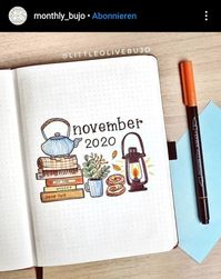 40 November Bullet Journal Ideas that You Have to see 150