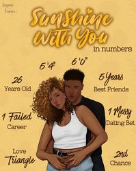 📖Sunshine with You, a friends to lovers romance by Layna James. Coming to Kindle Unlimited, paperback, and hardcover on Feb 27! Pre-order on Amazon🌻 ☀️Add to Goodreads TBR🫶🏾 TROPES 💛Friends to Lovers 🌻Mutual Pining 💛Best Friend’s Brother 🌻Love Triangle 💛Anxiety Rep 🌻People Pleaser X Ladies Man 💛Second Chance-ish 🌻”Just One Night” #book #booklove #novel #romancebooks #friendstolovers #romancenovels #bookishpost #laynajameswrites #laynajames #sunshinewithyou #romancebookstagram #amreading