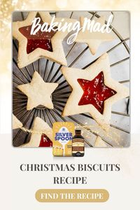 Is there anything sweeter at Christmas than goving christmas biscuits as a gift? This nostalgic Christmas biscuit recipe is the ideal biscuits recipe for kids to get involved with. Follow our basic biscuit dough recipe stamp out with a star cutter and fill with jam. It’s a delightfully easy biscuit recipe and delicious too.  #Christmas #christmasrecipes #christmasgiftideas #BiscuitRecipe #christmaskids