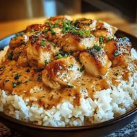 Smothered Chicken And Rice – Naomi's Recipes