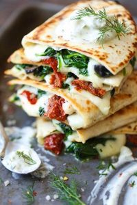 Greek Quesadillas