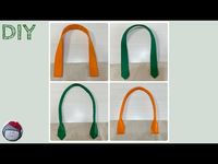 Ideas on how to make bag handles: 4 types - YouTube