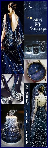 '' Starry Night Blue '' by Reyhan S.D.