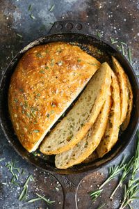 No Knead Rosemary Bread Recipe - Damn Delicious