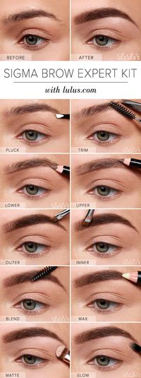 Brow Shaping Tutorials - Brow Expert Kit Eyebrow Tutorial - Awesome Makeup Tips for How To Get Beautiful Arches, Amazing Eye Looks and Perfect Eyebrows - Make Up Products and Beauty Tricks for All Different Hair Colors along with Guides for Different Eyeshadows - thegoddess.com/brow-shaping-tutorials